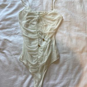 Grace White Body Suit, size S